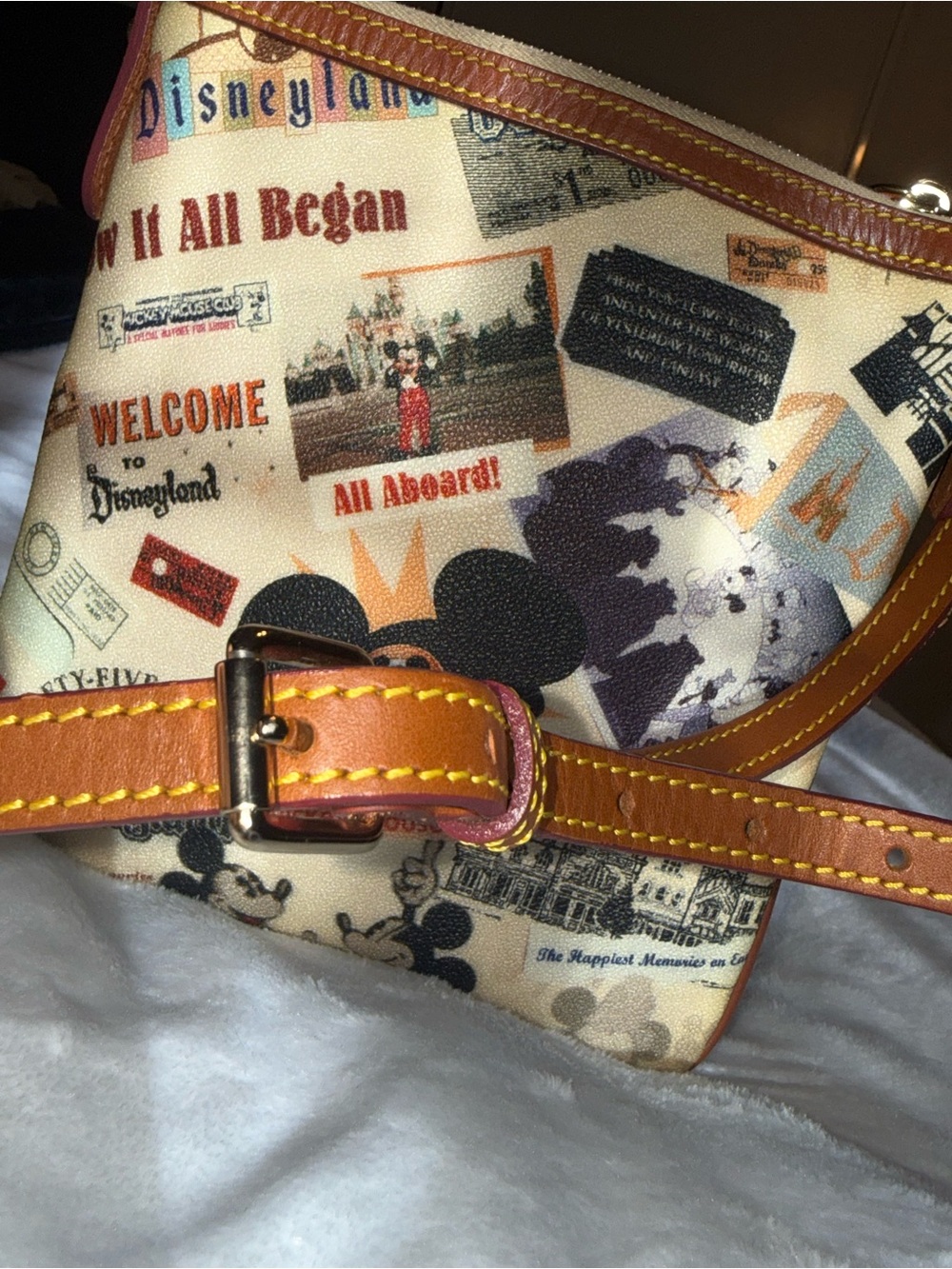 Disney Dooney & Bourke Disneyland 55th Anniversary Crossbody Bag - Picture 3 of 11